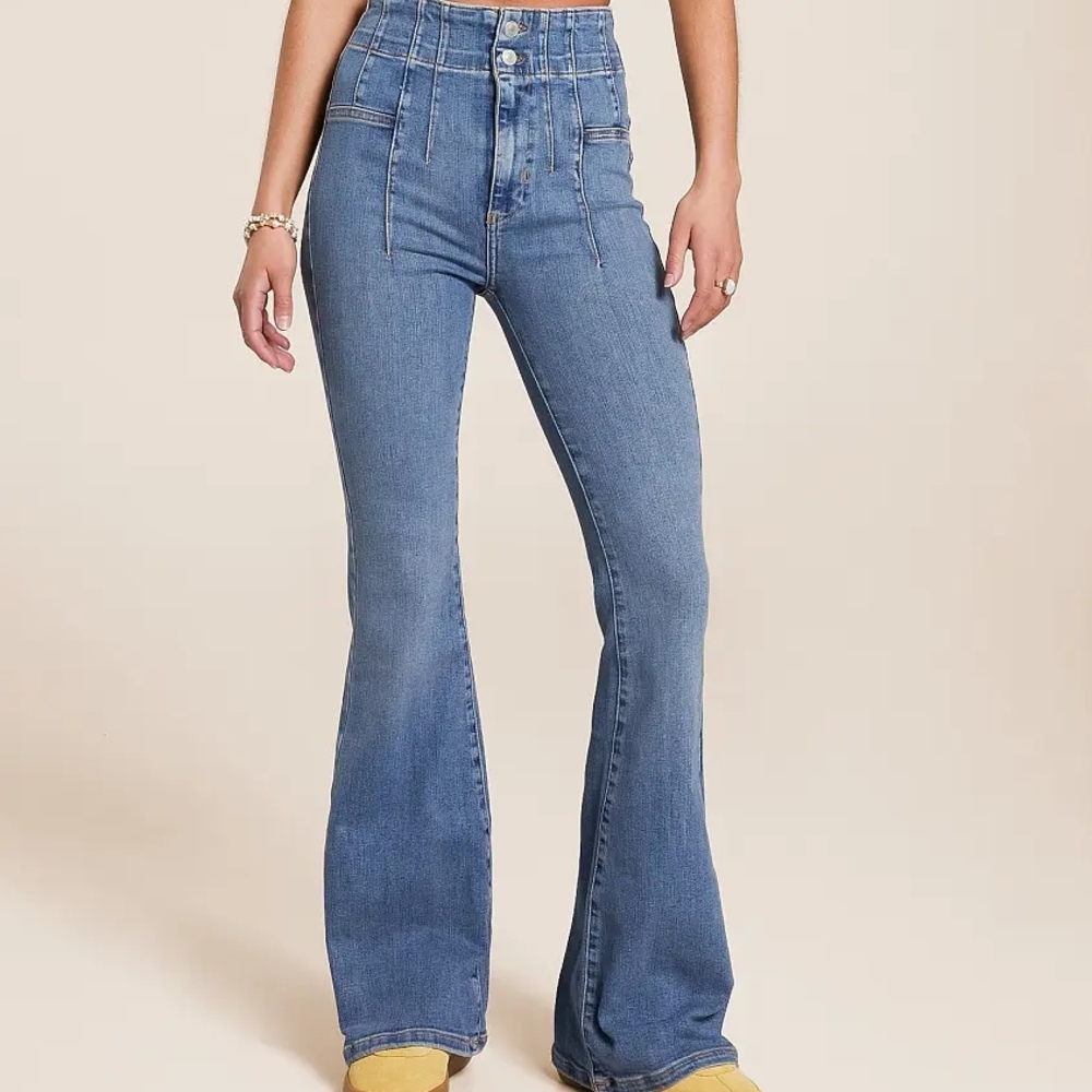 We The Free Blue Flare Jeans